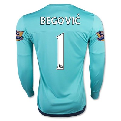 2015-16 Chelsea BEGOVIC #1 LS Goalkeeper Jersey