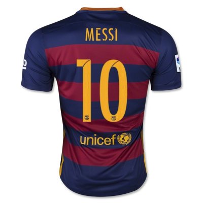 2015-16 Barcelona MESSI 10 Home Soccer Jersey