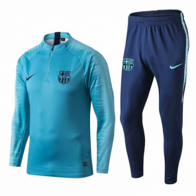 2019-2020 Barcelona Blue Training Sweat Shirt Suits with Pants