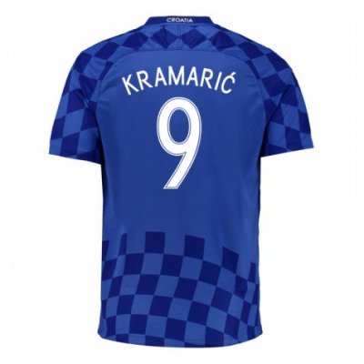 2016 Croatia Kramaric 9 Away Soccer Jersey