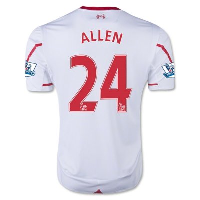 2015-16 Liverpool ALLEN #24 Away Soccer Jersey