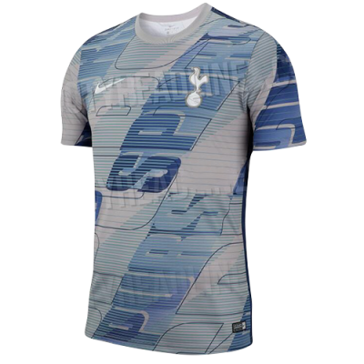 2019-20 Tottenham Hotspur Grey Pre-Match Training Shirt
