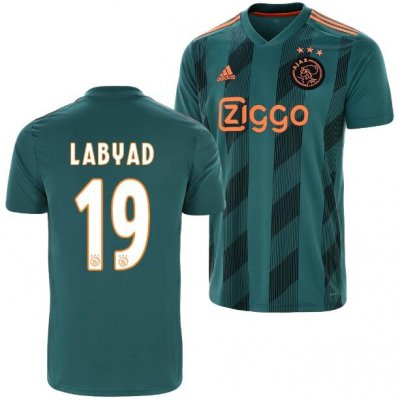 2019-20 Ajax Away Soccer Jersey Shirt Zakaria Labyad 19