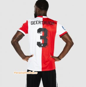 2021-22 Feyenoord Home Soccer Jersey Shirt with Geertruida 3 printing