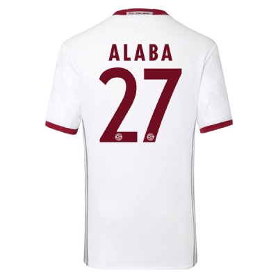 2016-17 Bayern Munich 27 ALABA Third Soccer Jersey
