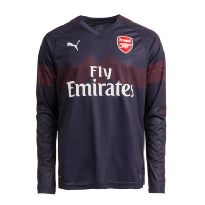 2018-19 Arsenal Long Sleeve Away Soccer Jersey Shirt