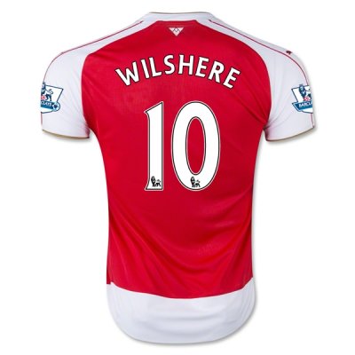 2015-16 Arsenal WILSHERE 10 Home Soccer Jersey