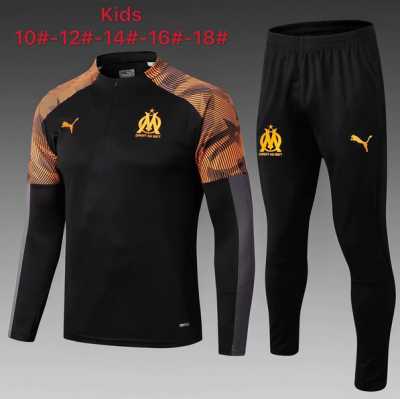 Youth 2019-20 Olympique Marseille Black Training Kit