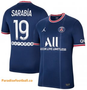 2021-22 Maillot PSG Domicile Soccer Jersey Shirt Sarabia 19