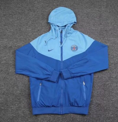 2020-21 PSG Blue Windbreaker Jacket