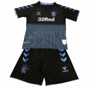 Kids Glasgow Rangers 2019-20 Away Soccer Shirt With Shorts