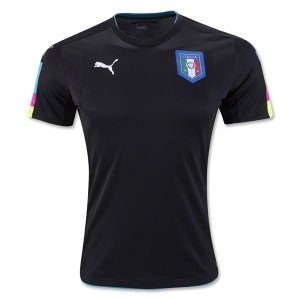 2016 Italy Euro Black Goalkeeper Jersey