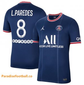 2021-22 Maillot PSG Domicile Soccer Jersey Shirt L.Paredes 8