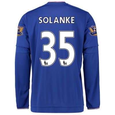 2015-16 Chelsea SOLANKE #35 LS Home Soccer Jersey