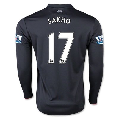 2015-16 Liverpool SAKHO #17 LS Third Soccer Jersey