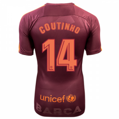 2017-18 Barcelona #14 COUTINHO Third Soccer Jersey