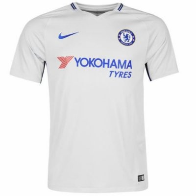 2017-18 Chelsea Away White Soccer Jersey Shirt