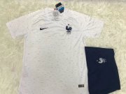 Kids France 2018 World Cup Away Soccer Kit (Jersey + Shorts)