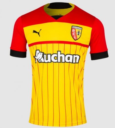 2022-23 Racing Club de Lens Home Soccer Jersey Shirt