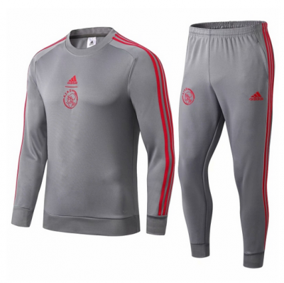 2019-20 Ajax Gray Training Kit (Sweat Top+Pants)