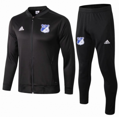 2018-19 Millionarios Bogota Black Training Kits Jacket and Pants