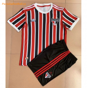 Kids Sao Paulo 2021-22 Away Soccer Kits Shirt With Shorts