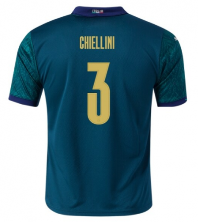 2020 EURO Italy Third Away Soccer Jersey Shirt Giorgio Chiellini 3