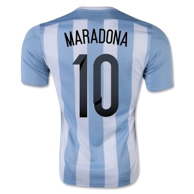 Argentina 2015/16 MARADONA #10 Home Soccer Jersey