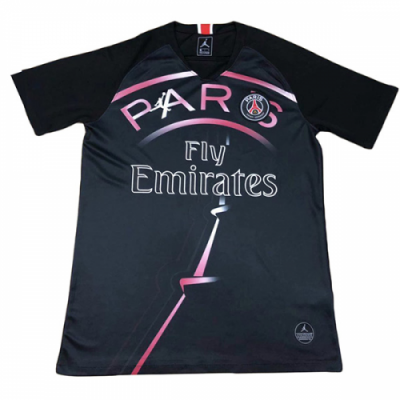 2018-19 Psg Jordan Black Flying Beyond Training Shirts