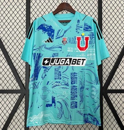 2024-25 Club Universidad de Chile Green Goalkeeper Soccer Jersey Shirt