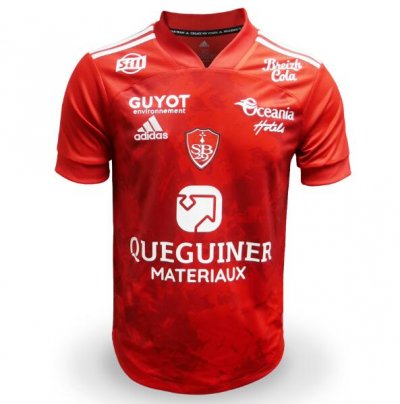 2020-21 Stade Brestois 29 Home Soccer Jersey Shirt
