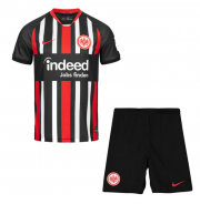 Kids Eintracht Frankfurt 2019-20 Home Soccer Shirt With Shorts