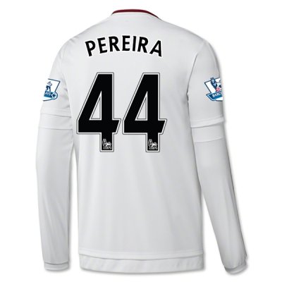 2015-16 Manchester United PEREIRA 44 LS Away Soccer Jersey