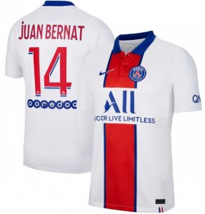 2020-21 PSG Away Soccer Jersey Shirt Juan Bernat 14
