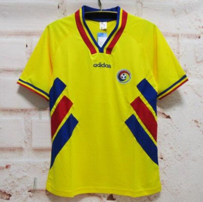 1994 Romania Retro Home Soccer Jersey Shirt