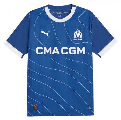 2023-24 Olympique Marseille Away Soccer Jersey Shirt Player Version