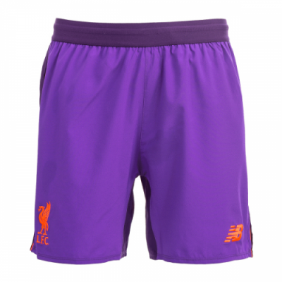 2018-19 Liverpool Away Purple Soccer Shorts