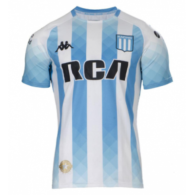 2019-20 Argentina Racing Club Home Soccer Jersey Shirt