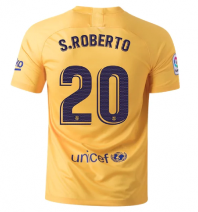 2019-20 Barcelona Fourth Soccer Jersey Shirt Sergi Roberto #20