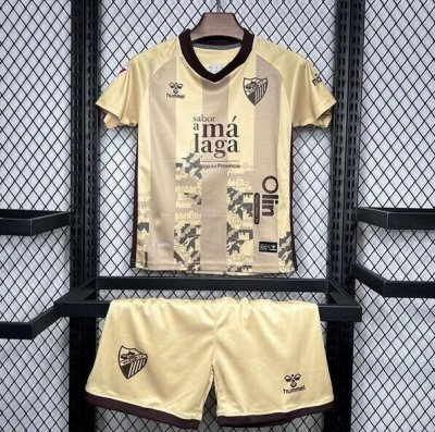Kids Malaga 2024-25 Third Soccer Kits Shirt With Shorts