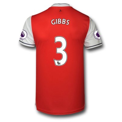 2016-17 Arsenal 3 GIBBS Home Soccer Jersey