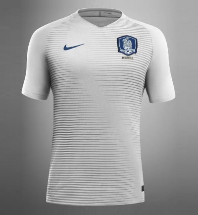 2016-17 South Korea Away Soccer Jersey