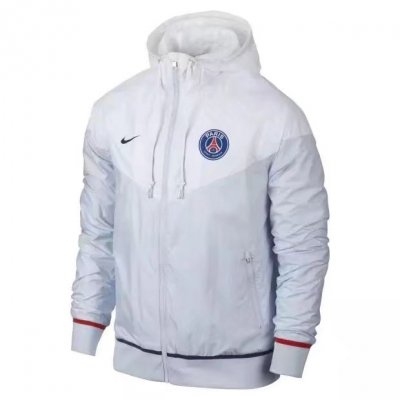 2017-18 PSG White Windbreaker Jacket