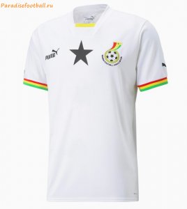 2022 World Cup Ghana Home Soccer Jersey Shirt