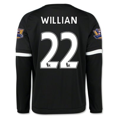2015-16 Chelsea WILLIAN #22 LS Third Soccer Jersey