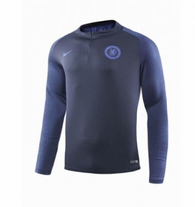2019-20 Chelsea Squad Zipper Training Wear Top