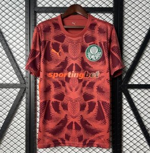 2025-26 Palmeiras Red Goalkeeper Soccer Jersey Shirt