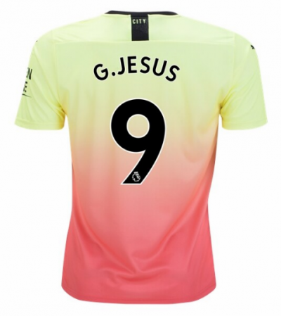 2019-20 Manchester City Third Away Soccer Jersey Shirt G Jesus #9