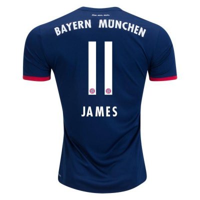 2017-18 Bayern Munich James #11 Away Soccer Jersey