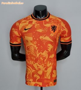 2022 Netherlands Orange Special Soccer Jersey Shirt Player Version